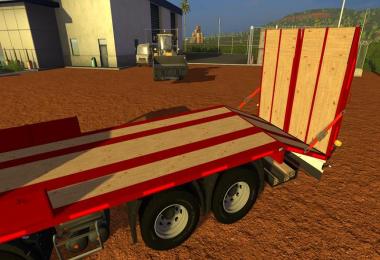 Renault low loader truck with folding ramps v1.0.0.1