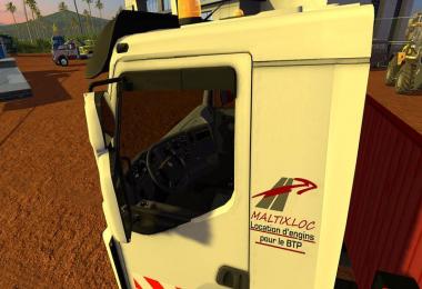 Renault low loader truck with folding ramps v1.0.0.1