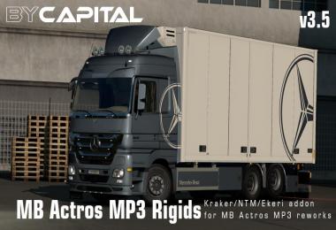 Rigid Chassis for Mercedes Actros MP3 Reworks v3.5