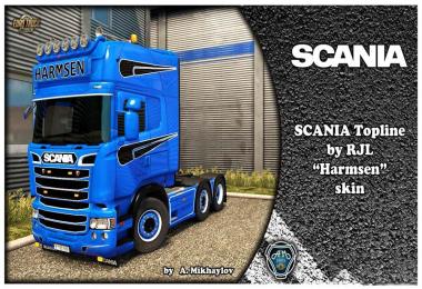 Scania Harmsen Kit [ Skin + Lightbox + Wheels ] v1