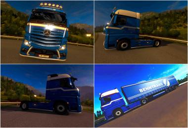 Skin Benntrans Mercedes Actors 2014 For ETS2 1.30