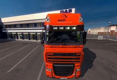 Daf XF 105 Skin brexitmar 1.31