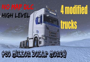 Save file Level money trucks 1.31