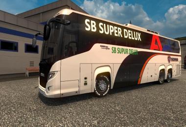 Scania touring bus hanif SB bus skin bd bus skin v4.0