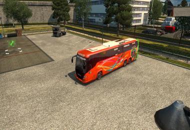 Scania touring bus hanif SB bus skin bd bus skin v4.0