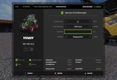 Fendt Vario Zubehoer Pack v1.0