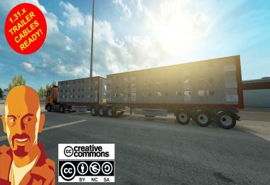 FLIEGL ANIMALS TRANSPORT TRAILER ETS2 1.31.x