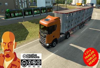 FLIEGL ANIMALS TRANSPORT TRAILER ETS2 1.31.x