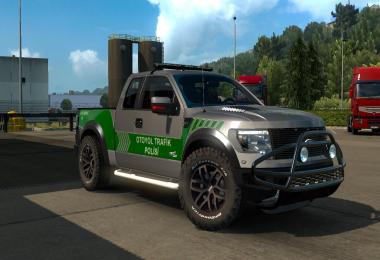 Ford F150 Raptor Turkish Police Car Paintjob v1.1