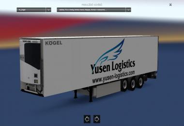 Kogel Trailer Skin Yusen Logistics v1.0