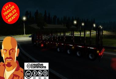 MANAC 4 AXIS LOG TRAILER ETS2 1.31.x