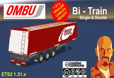 OMBU BI-TRAIN TRAILER (SINGLE & DOUBLE) ETS2 1.31.x