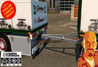 SCANIA R560 DONSLUND + TRAILER ETS2 1.31.x