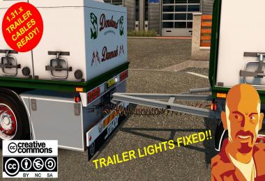 SCANIA R560 DONSLUND + TRAILER (FIXED LIGHTS) ETS2 1.31.x