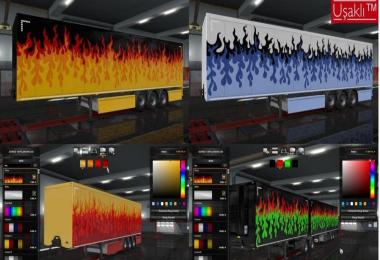 Colorable Flame Skin For Owned Trailers v1.0