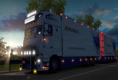 DAF XF 116 Flower Shuttle + Trailer – 1.31.x