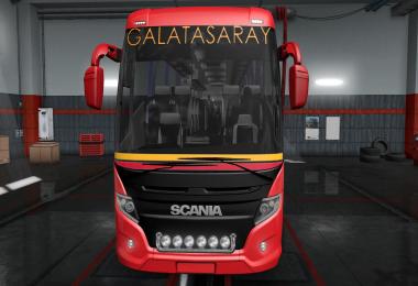 ETS 2 – Scania Touring Galatasaray Skin 1.31.x