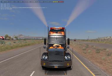 Freightliner Coronado Modified + Skins + Trailer 1.31