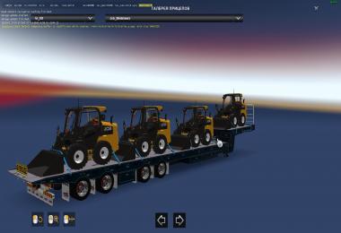 Heavy oversized trailers with machinery 1.32