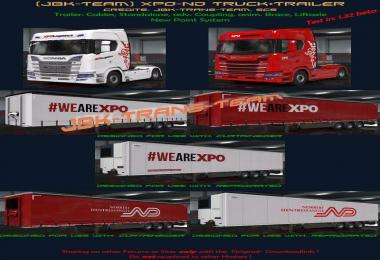 JBK XPO-ND Truck + Owned Trailer Pack v1.0