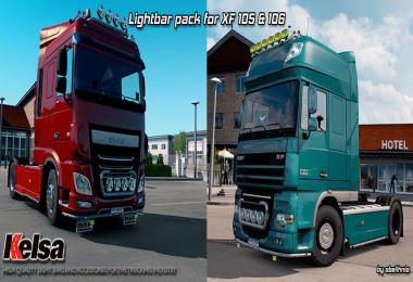 Kelsa Lightbars for DAF XF 105 & 106 v1.81