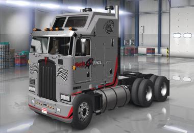 KENWORTH K100 RACE SKIN ETS2 & ATS 1.31 - 1.32.x