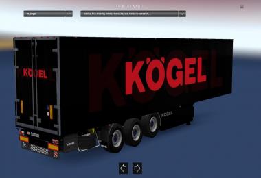 Kogel Trailer Black Big Logo v1.0