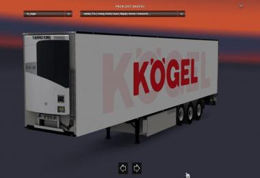 Kogel Trailer White Big Logo v1.0