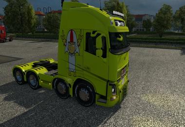 SKIN VOLVO FH16 2012 KICK BUTTOWSKI v1.0