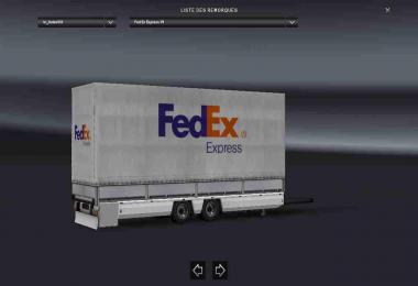 Trailer Tandem Fedex Express For ETS2 1.31