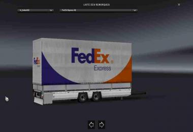 Trailer Tandem Fedex Express For ETS2 1.31