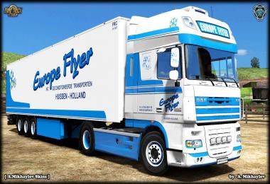 DAF XF 105 Europe Flyer Combo Skin v1.0