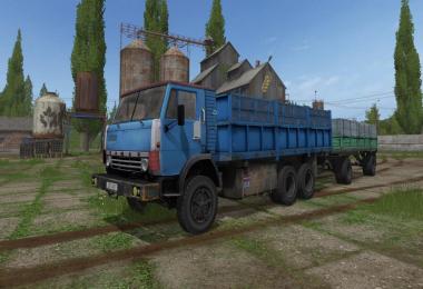 Kamaz 52212 + Trailer GKB 8351 v1.0