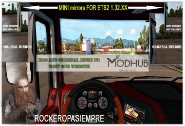 Mini mirrors for ETS2 1.32.x