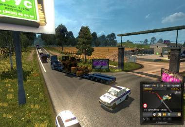 Oversized cargo for the map Russian open spaces v3.0 - v3.1