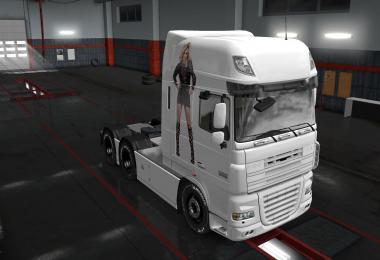 SKIN DAF XF 105 BRITNEY SPEARS v1.0