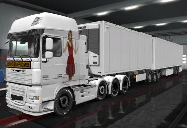 SKIN DAF XF 105 BY BAD&K TAYLOR SWIFT v1.0