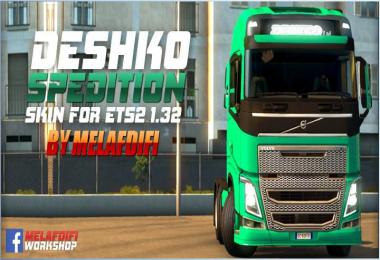 Skin Deshko Spedition For ETS2 1.32