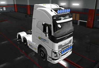 SKIN VOLVO FH16 2012 KRAKER TRAILERS v1.0