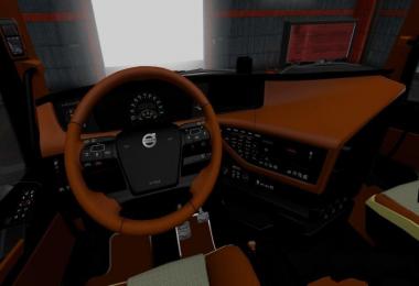 Volvo FH 2012 Black Brown Interior v1.0