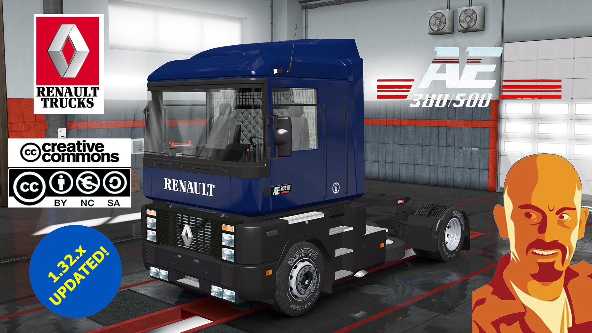 Renault Ae Magnum Ets2 1 32 X Modhub Us