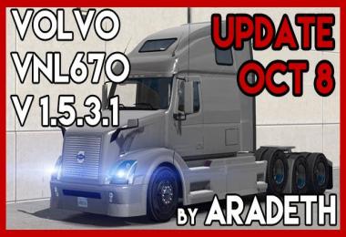 Volvo VNL 670 by Aradeth [ETS2 v1.32] v1.5.3.1