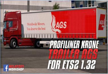 Trailer Krone AGSTransport For ETS2 1.32