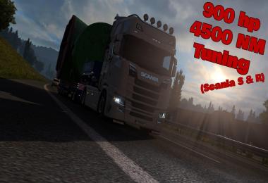 900hp 4500nm Tuning (Scania S&R) (1.31-1.32) v1.0