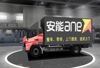 China JAC trucks + 8 species logistics skin 1.32.x