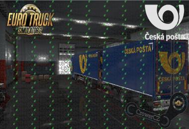 DAF Combo Pack Ceska Posta Ownership Trailer Skin v1.0