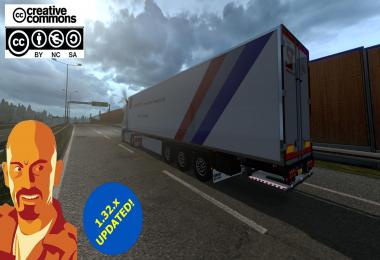 DAF JELLE SCHOUWSTRA + TRAILER (RECOVERED) ETS2 1.32.x