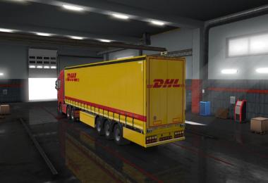 DHL Trailer Skin (Owned SCS Trailer) v1.0