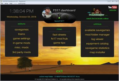 FS17 Dashboard v3.0