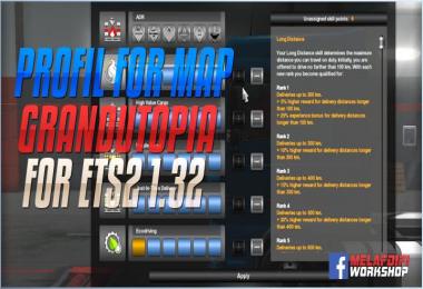 Profil For Map Utopia For ETS2 1.32